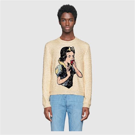 gucci snow white sweater knock of|Men's Snow White Sweater with Sequins .